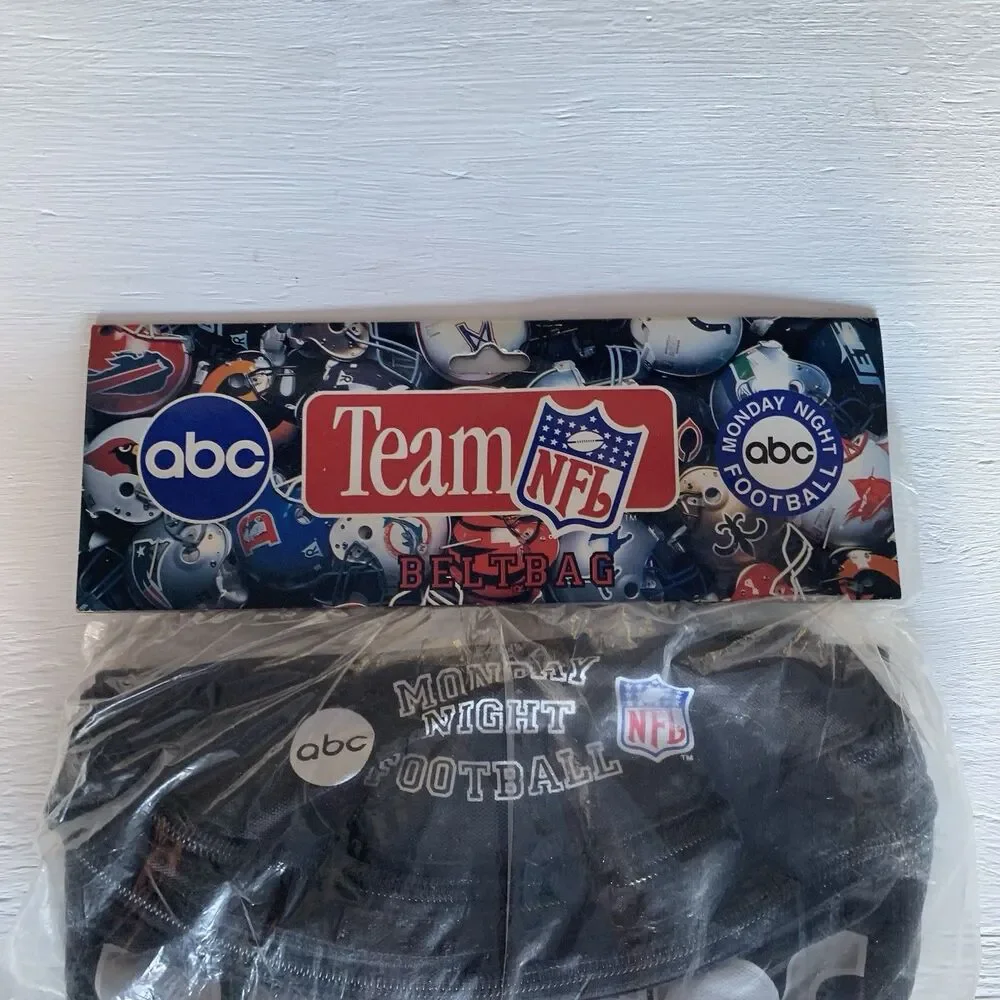 Vintage New Monday Night NFL Raiders Team Logo Travel Pack Fanny Pack